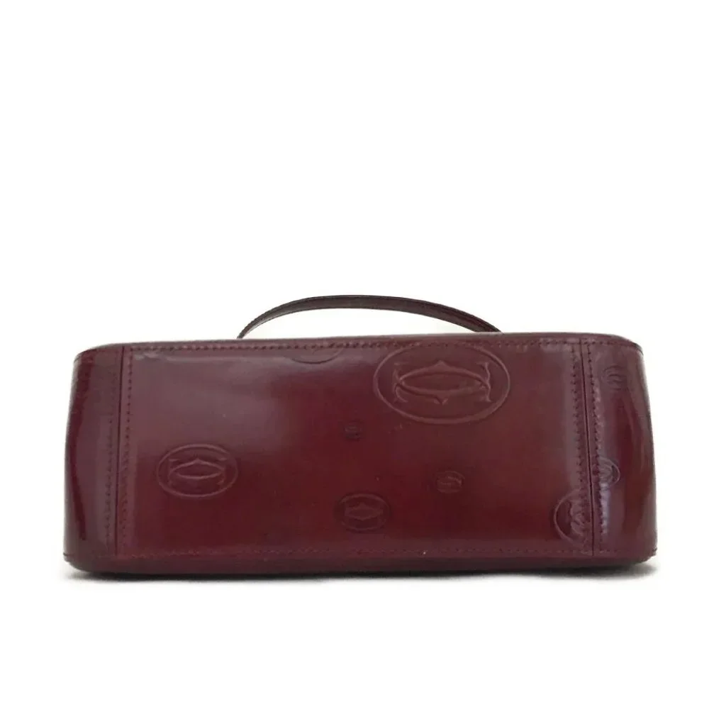 Cartier Burgundy Tote Bag - Picture 8 of 14